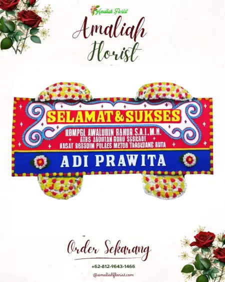 Papan Bunga Ucapan Selamat Sobokerto